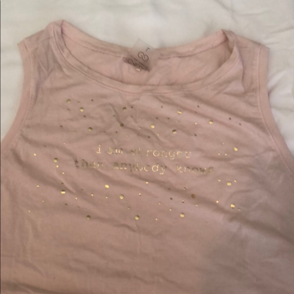 I AM STRONGER THAN ANYBODY KNOWS tank